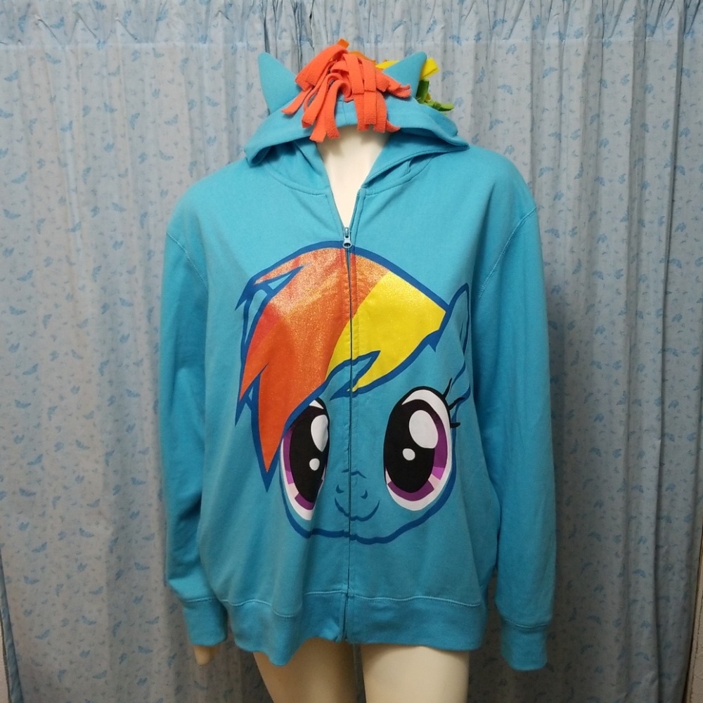 My little pony rainbow dash hoodie